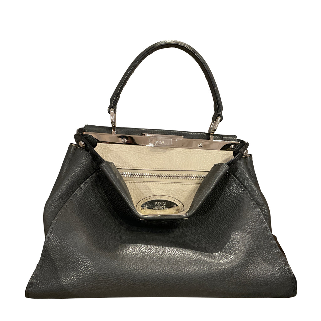 Fendi Peekaboo Medium Selleria Bag with Hand-Sewn Stitches