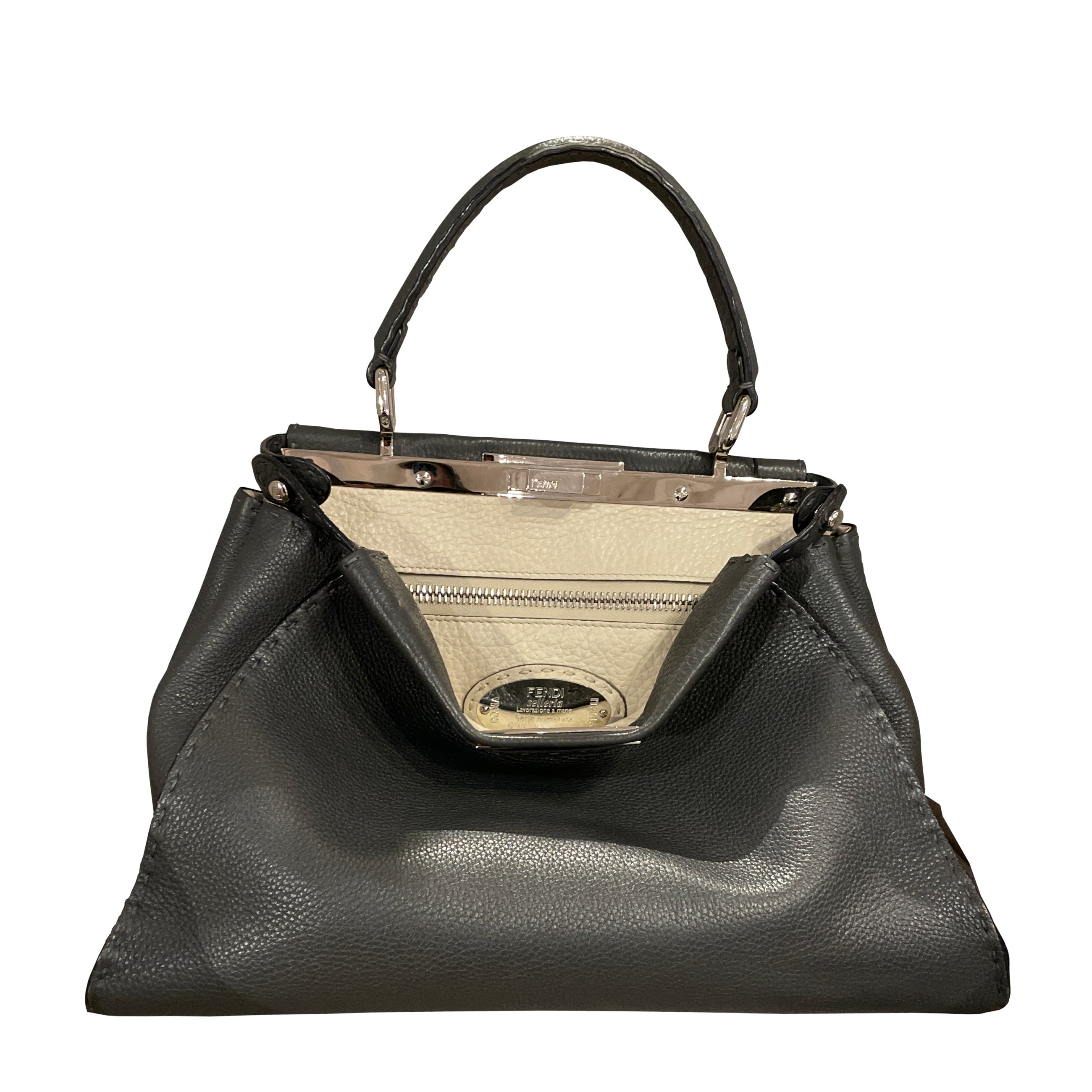 Fendi Peekaboo Medium Selleria Bag with Hand-Sewn Stitches