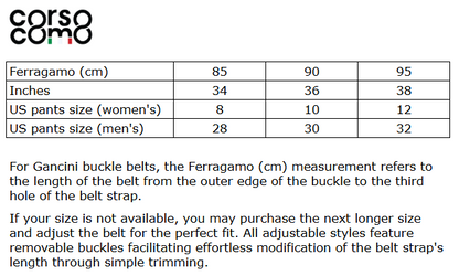 Ferragamo Double Gancini Belt - Reversible and Adjustable Men's Leather Belt