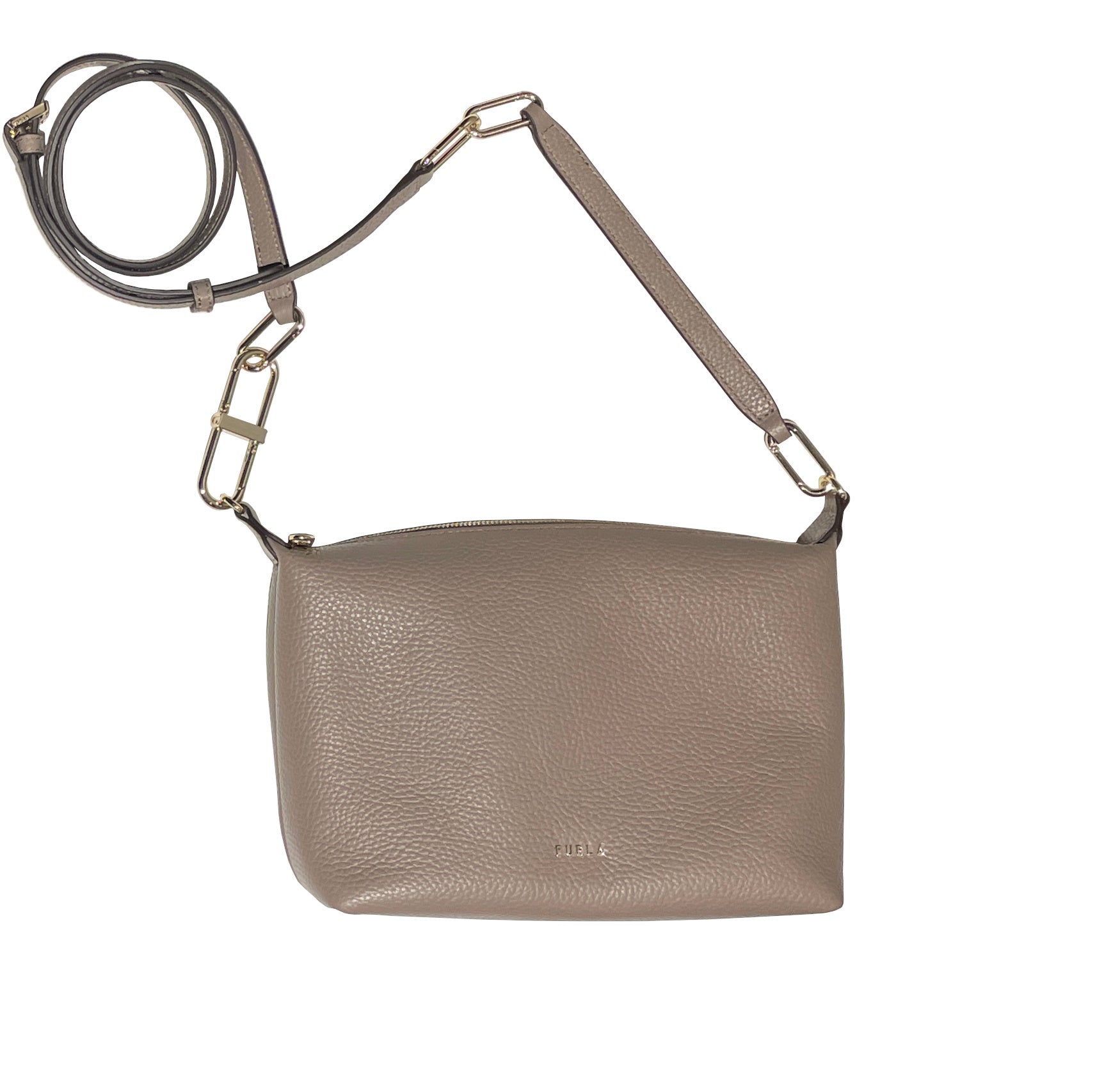 Furla Mialuna Crossbody Four-Way Bag in Grained Calfskin Leather