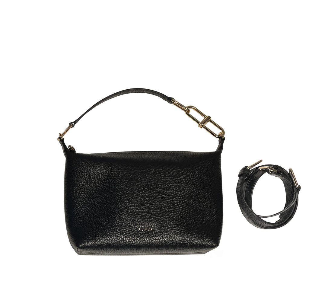 Furla Mialuna Crossbody Four-Way Bag in Grained Calfskin Leather