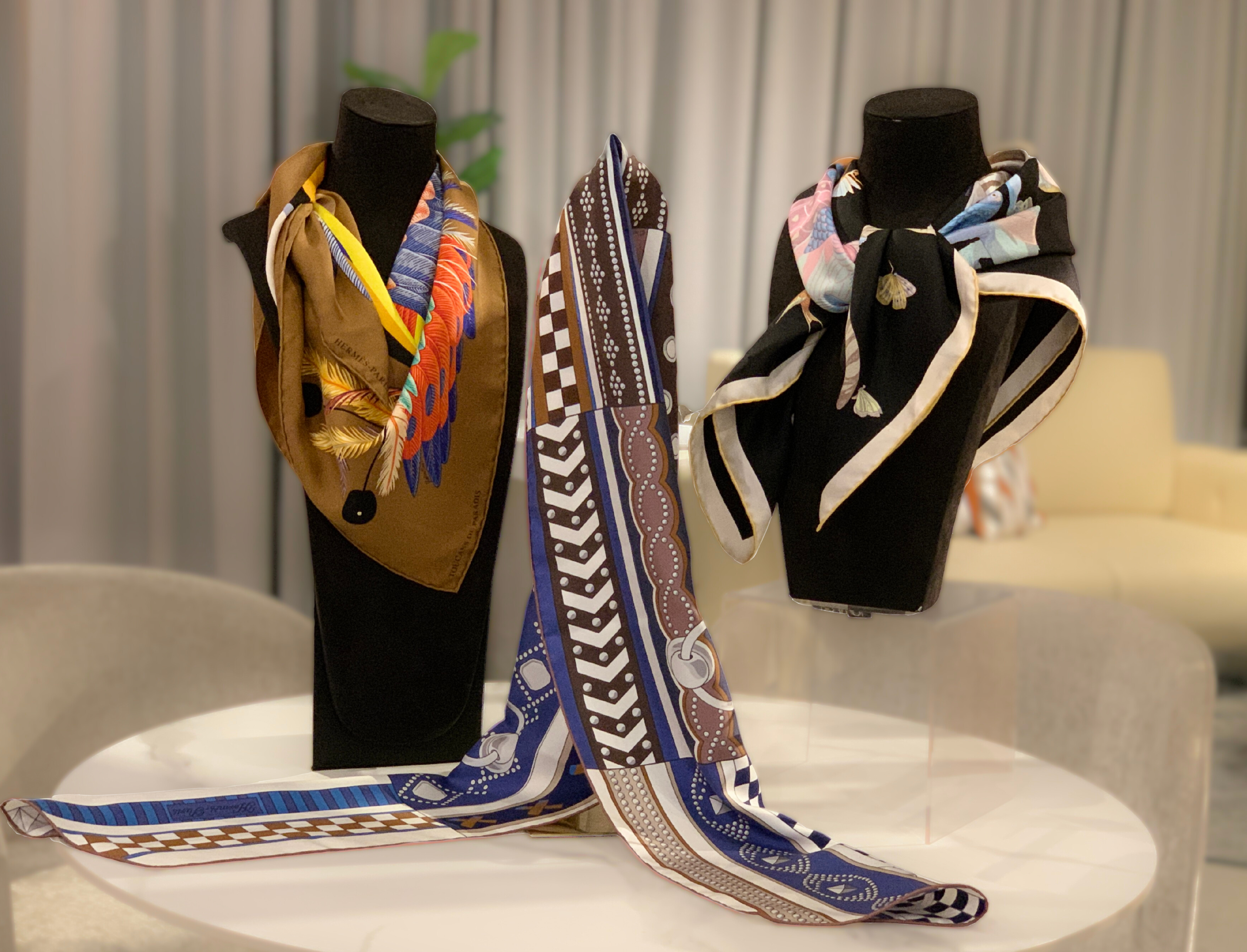 Hermès Silk Accessories - Scarf / Shawl / Twilly