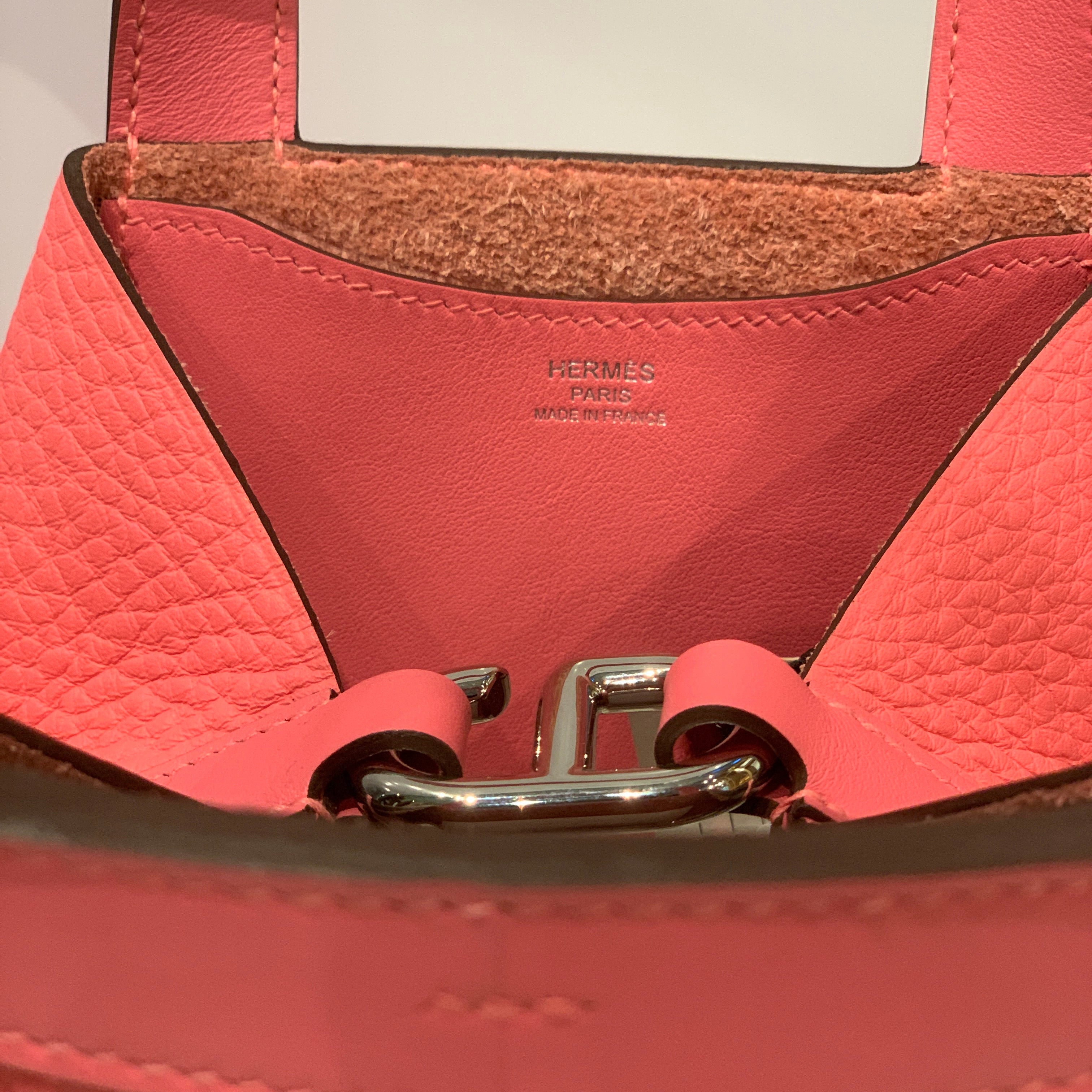 Hermès In-The-Loop Bag in Clemence and Swift Leather
