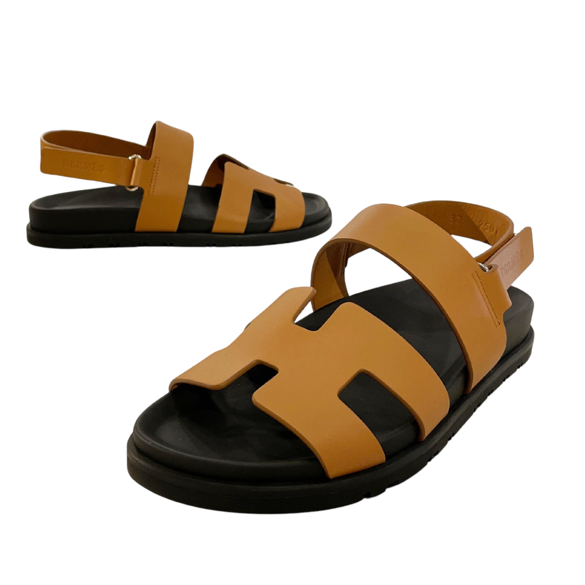 Hermès Genius Sandals in Calfskin Leather