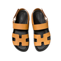 Hermès Genius Sandals in Calfskin Leather