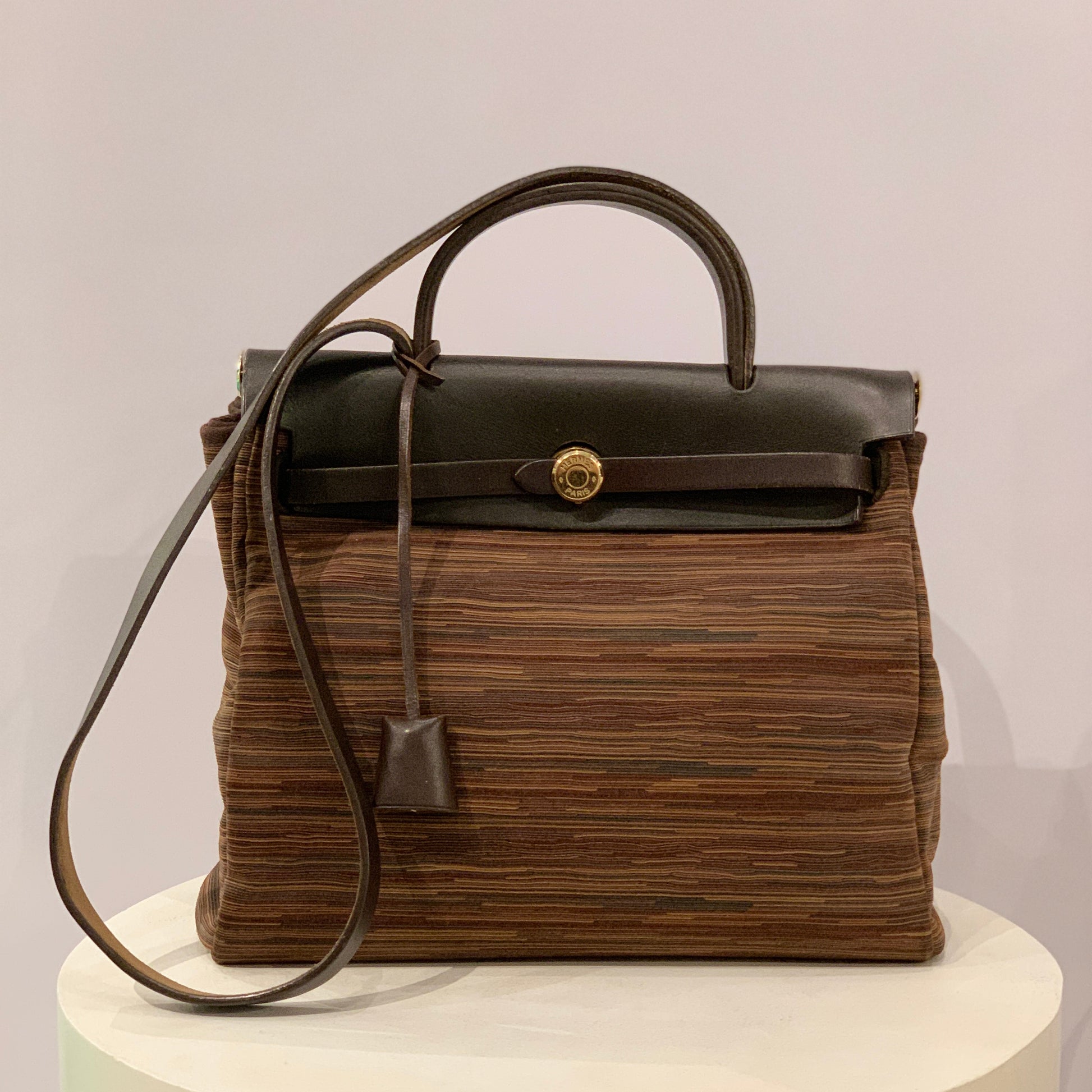 Hermès Herbag 31 Vintage 2-in-1 in Vibrato and Vache Leather