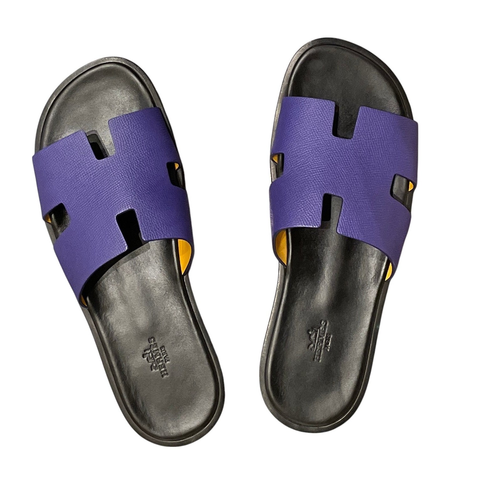 Hermès Izmir Sandals in Epsom Calfskin Leather