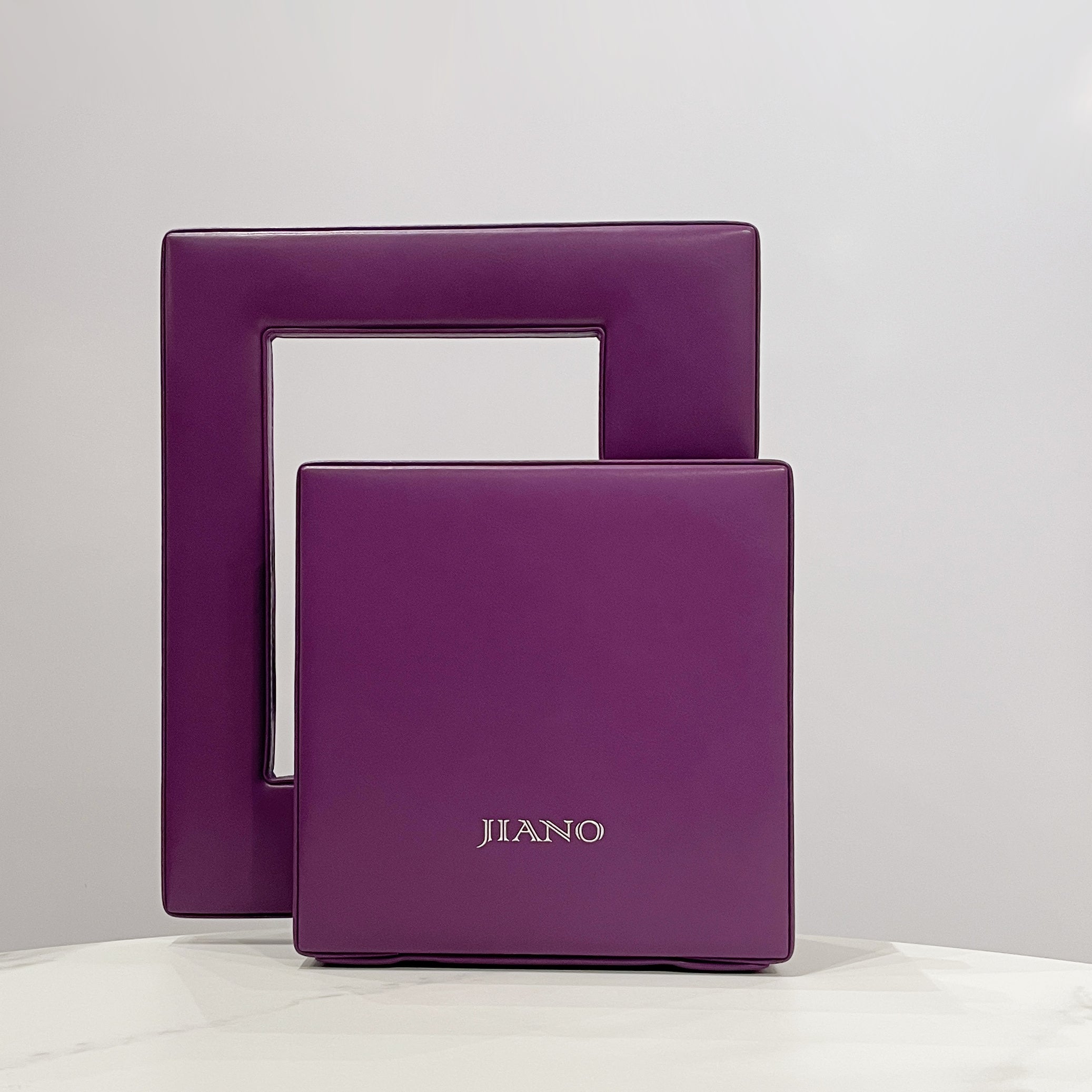 Jiano Square Bag in Vegetable Leather