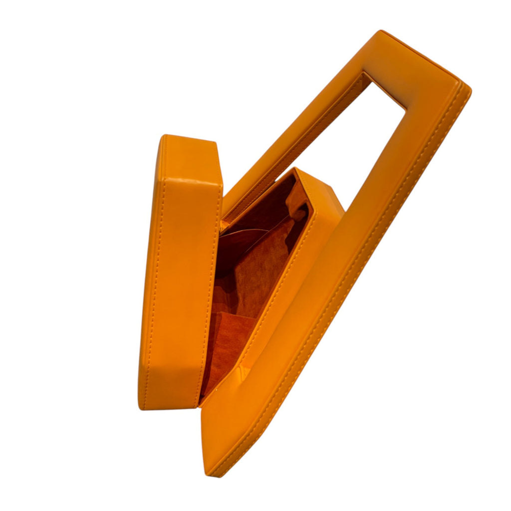 Jiano Irregular Hexagon Bag in Vegetable Leather