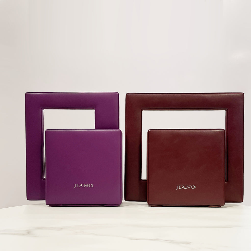 Jiano Square Bag in Vegetable Leather