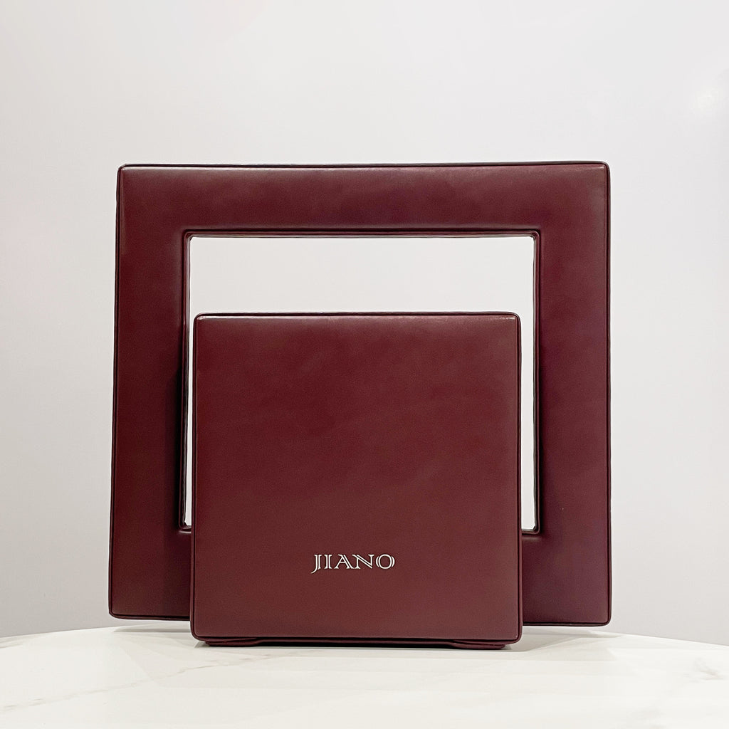 Jiano Square Bag in Vegetable Leather