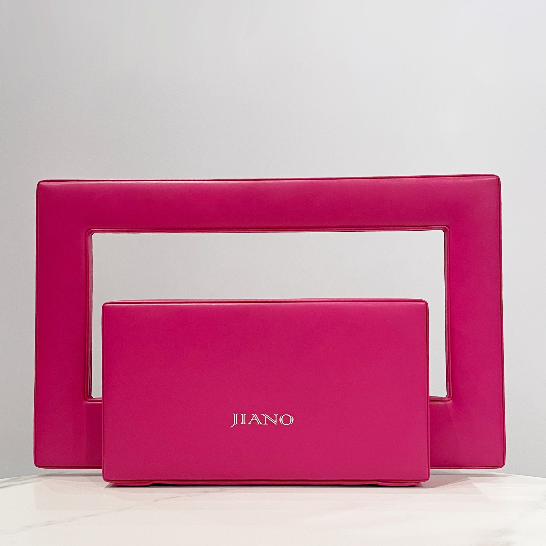 Jiano Rectangle Bag in Vegetable Leather