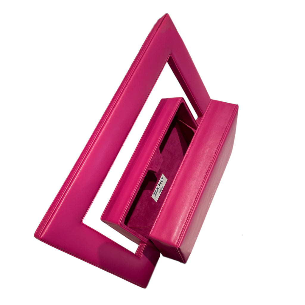 Jiano Rectangle Bag in Vegetable Leather