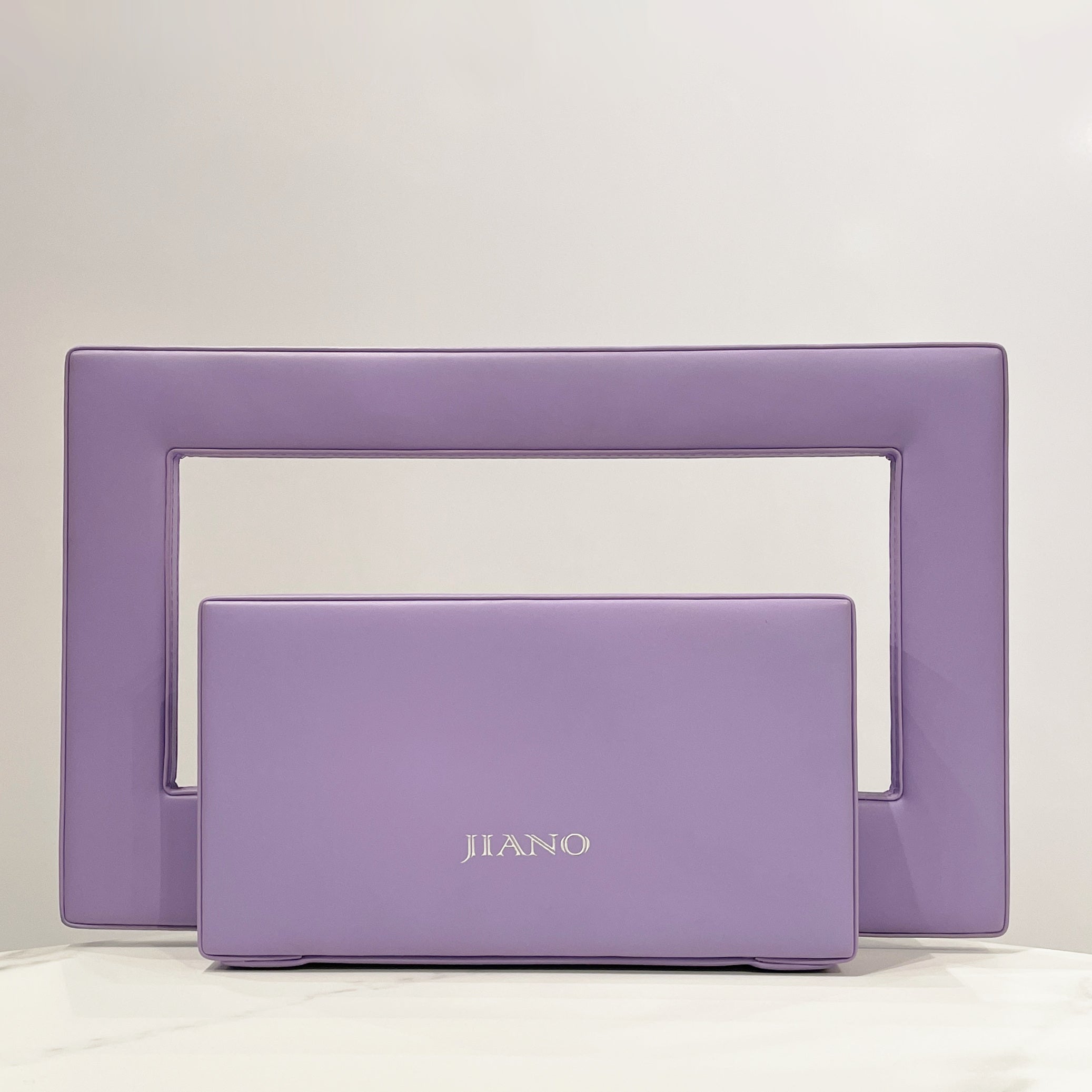 Jiano Rectangle Bag in Vegetable Leather