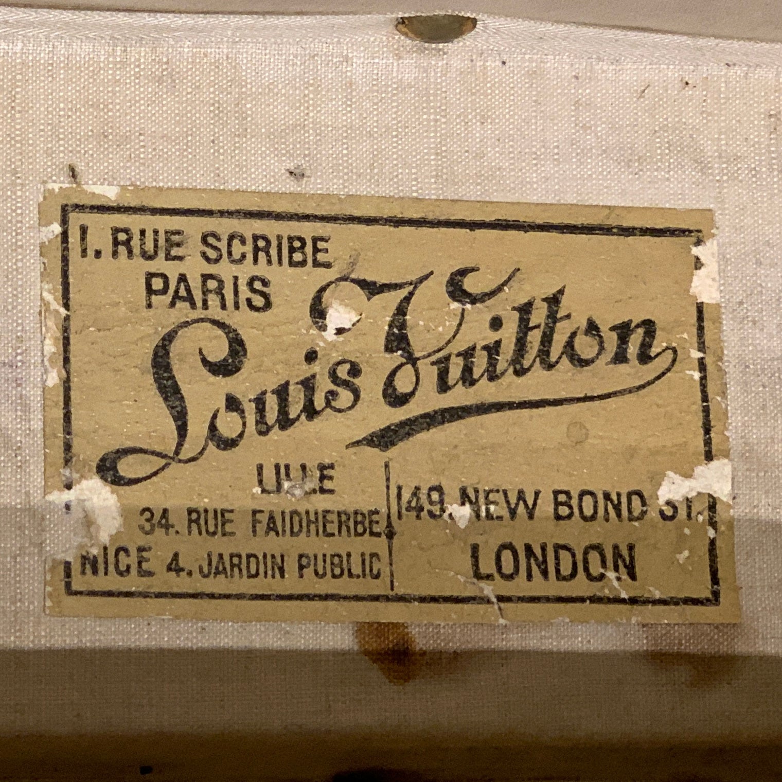 Louis Vuitton Damier Vintage Steamer Trunk