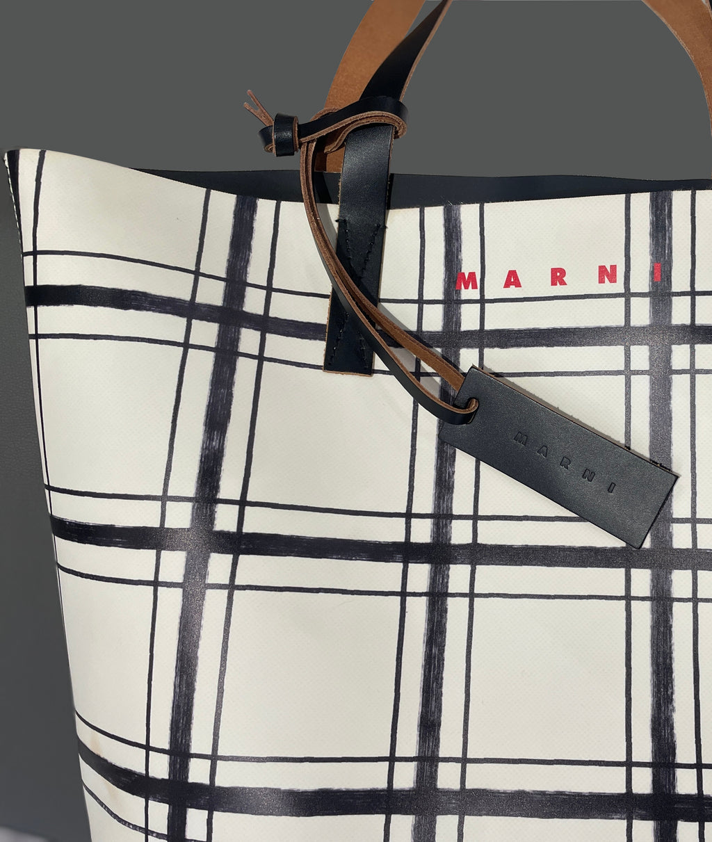 Marni Tribeca Open Tote Shopping Bag
