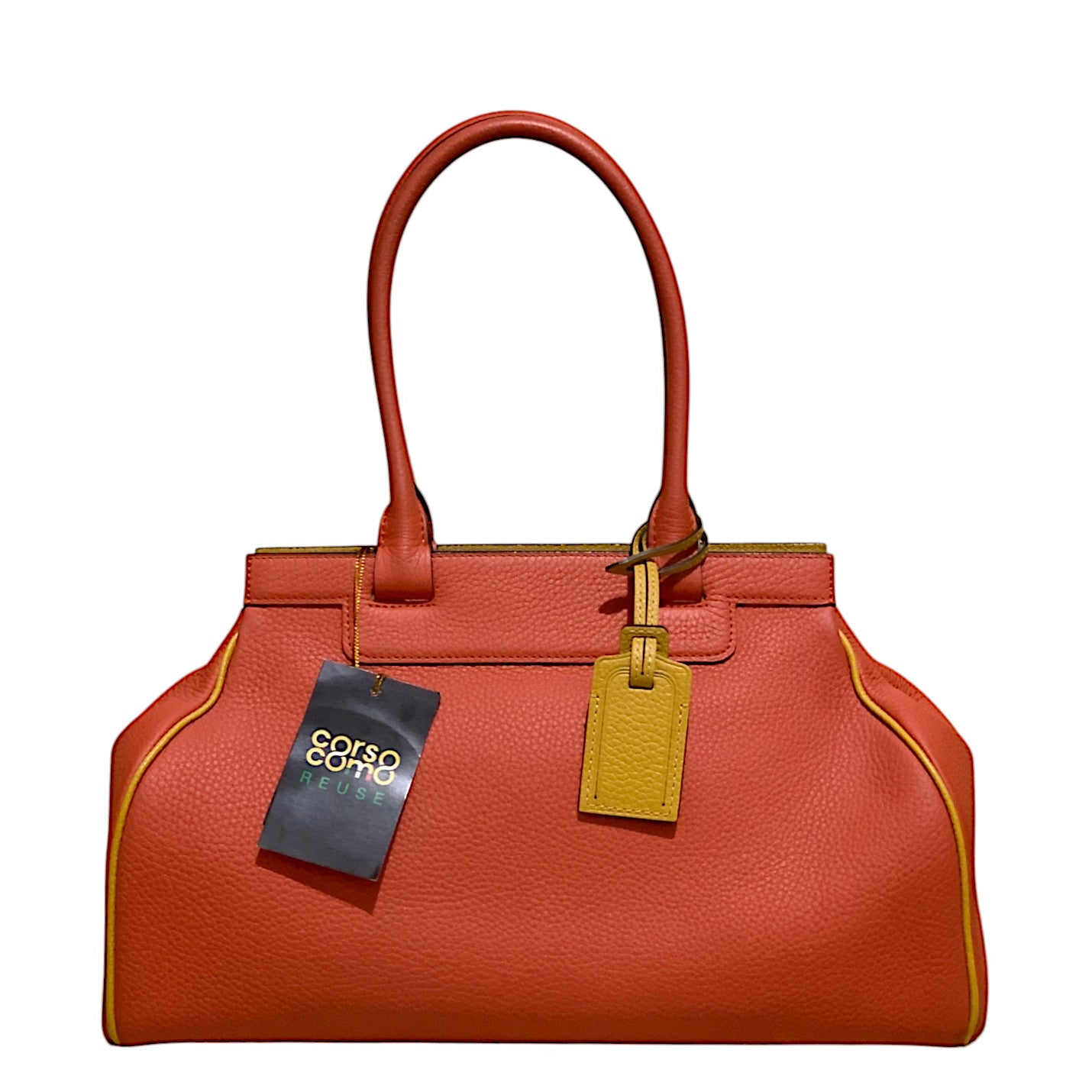 Moynat Pauline Bag in Grained Taurillon and Calfskin Leather