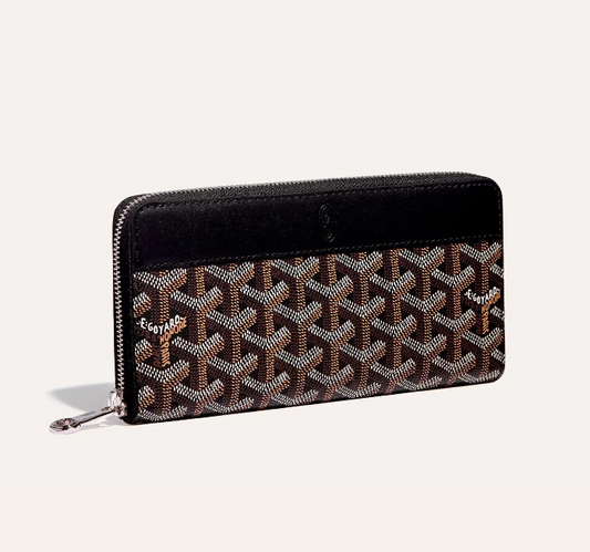 Goyard Matignon GM Wallet in Black