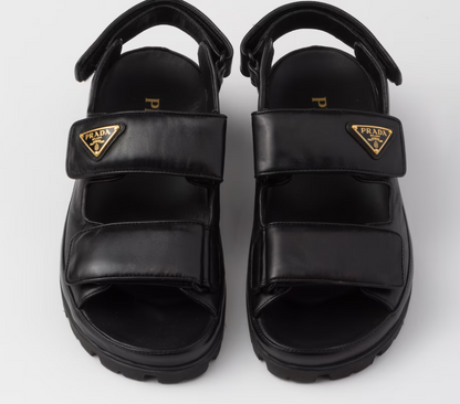 Flat Nappa Leather Sandals