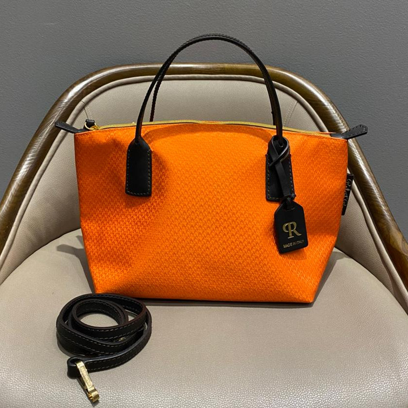 ROBERTA PIERI MINI DUFFLE COLOR/JACQUARD MICRO - Orange