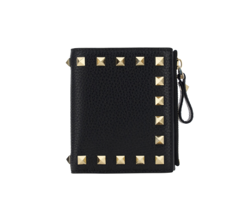 Rockstud Wallet - Black