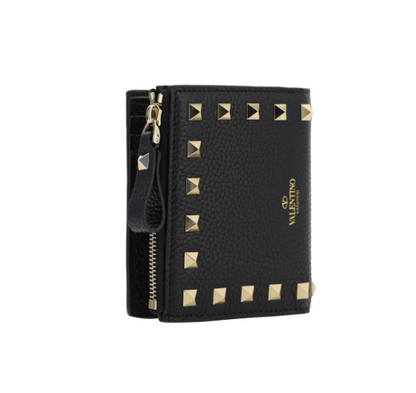 Rockstud Wallet - Black