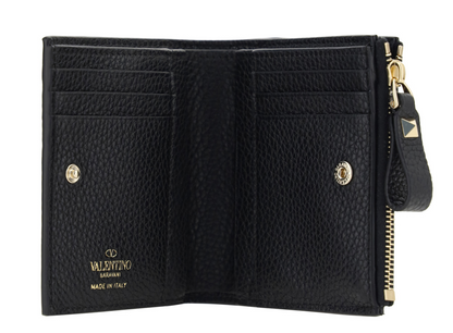 Rockstud Wallet - Black