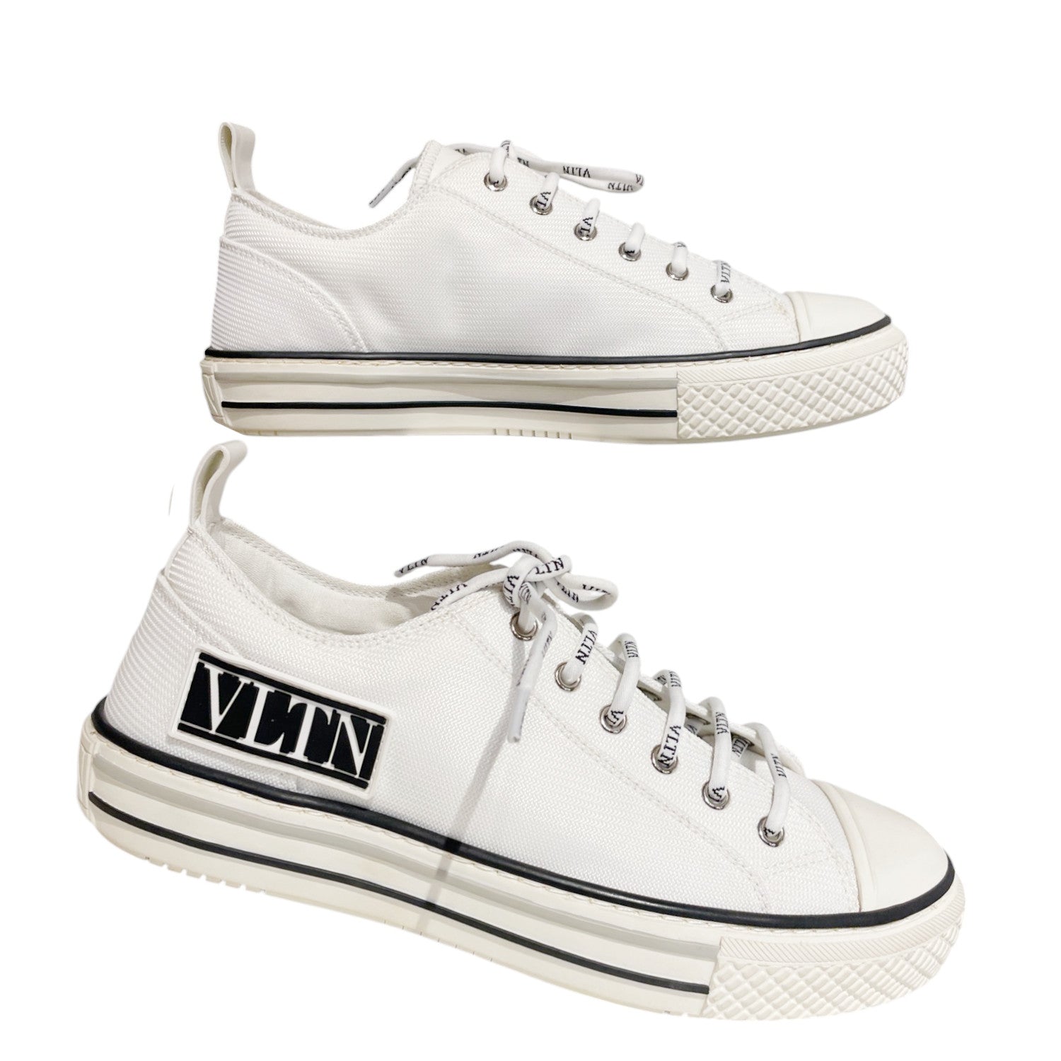 Valentino Garavani Men's VLTN Low-Top Canvas Giggies Sneakers