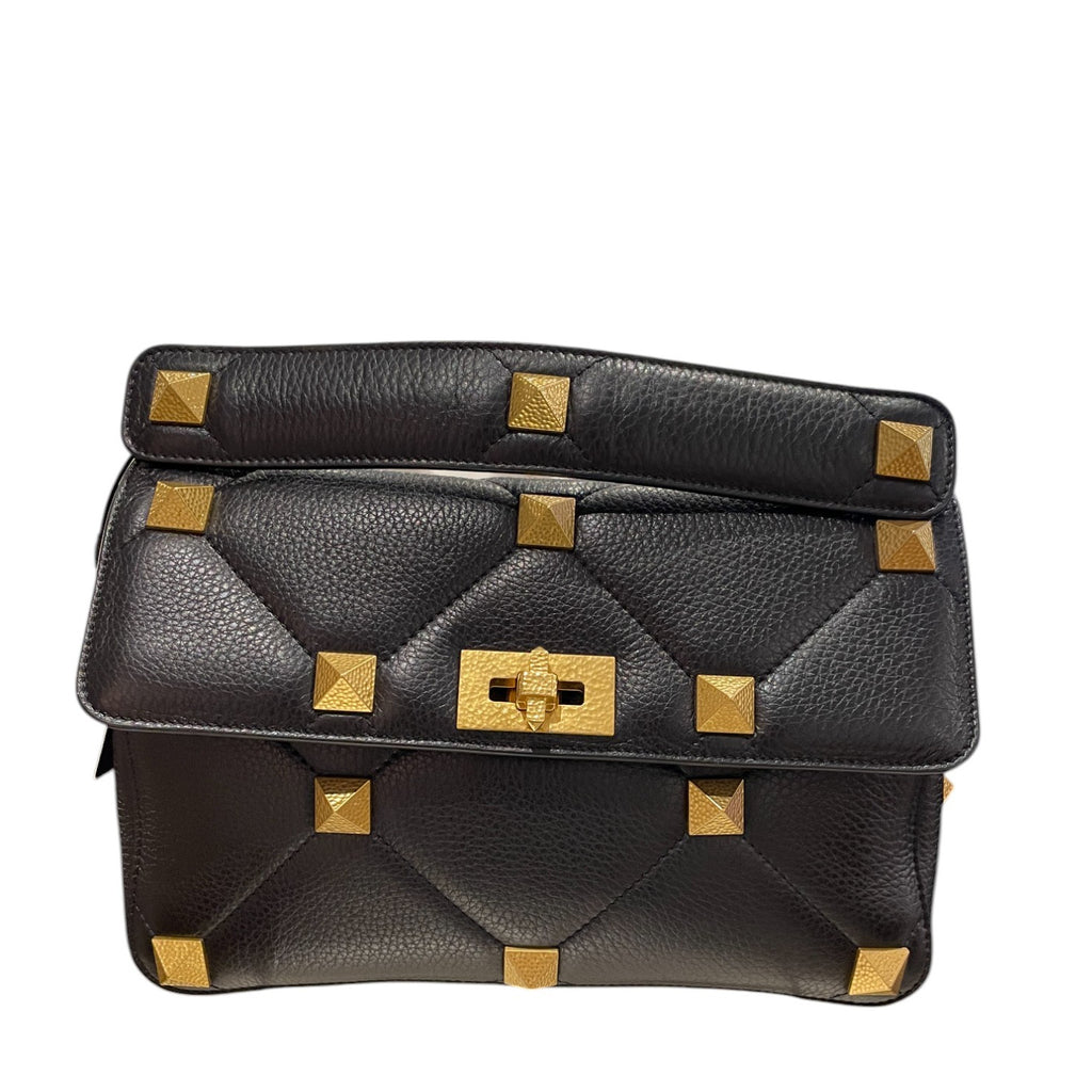 Valentino Garavani Roman Stud Bag in Quilted Grained Nappa Leather