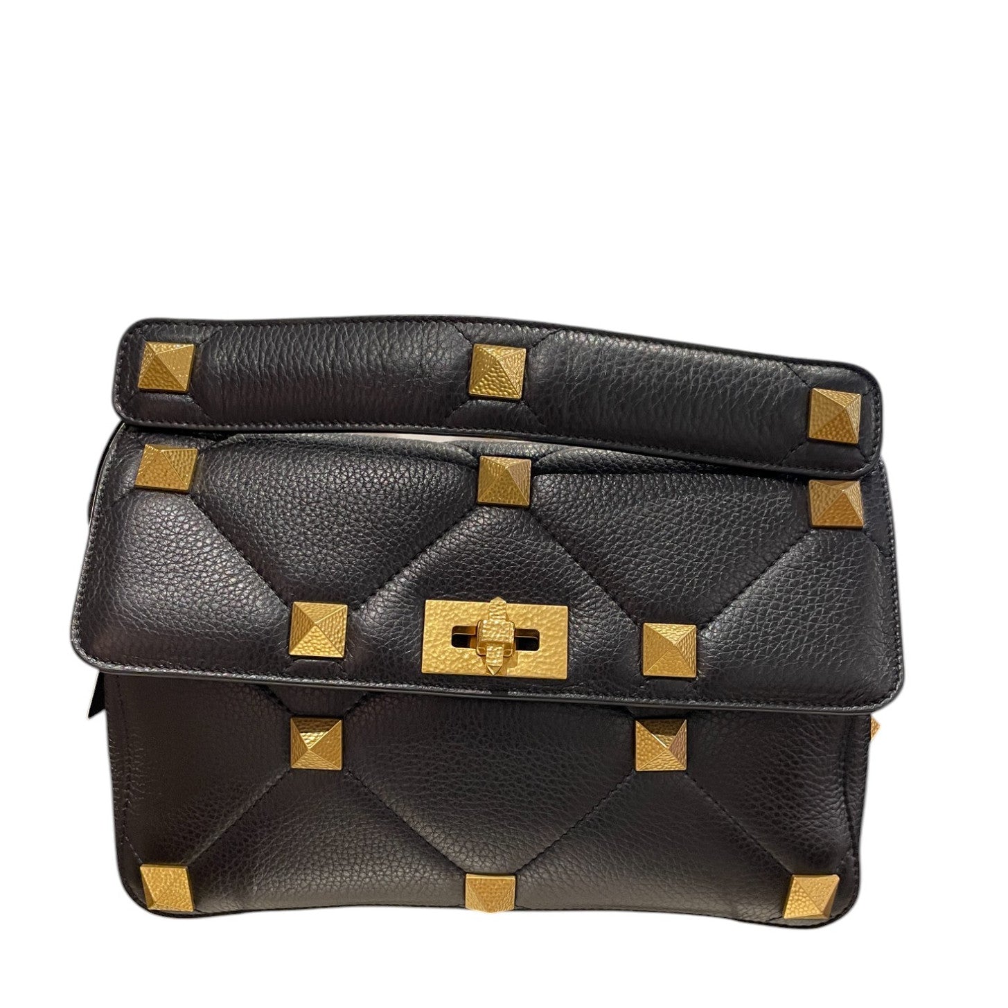 Valentino Garavani Roman Stud Bag in Quilted Grained Nappa Leather