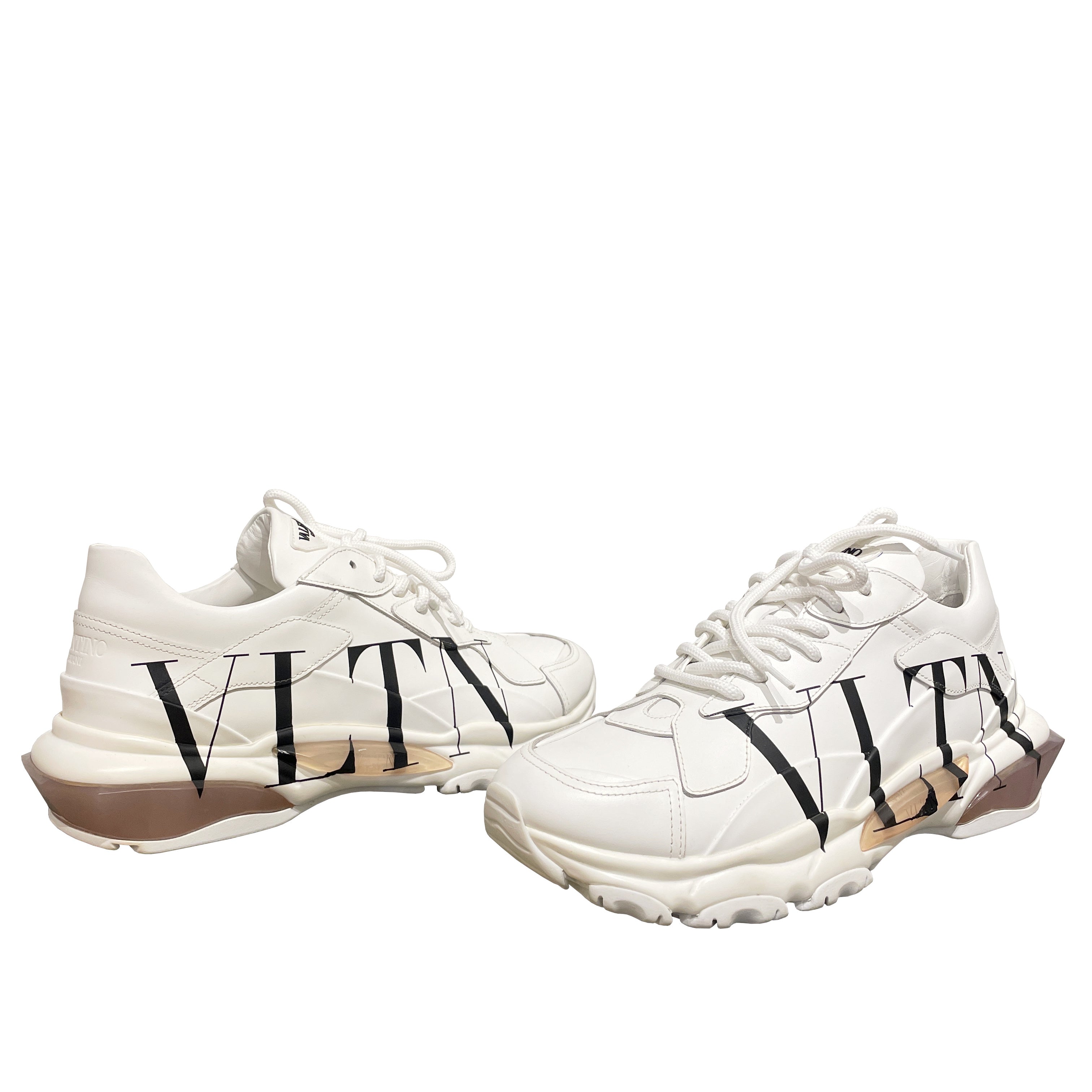 Valentino Garavani Men's VLTN Bounce Low-Top Leather Sneakers