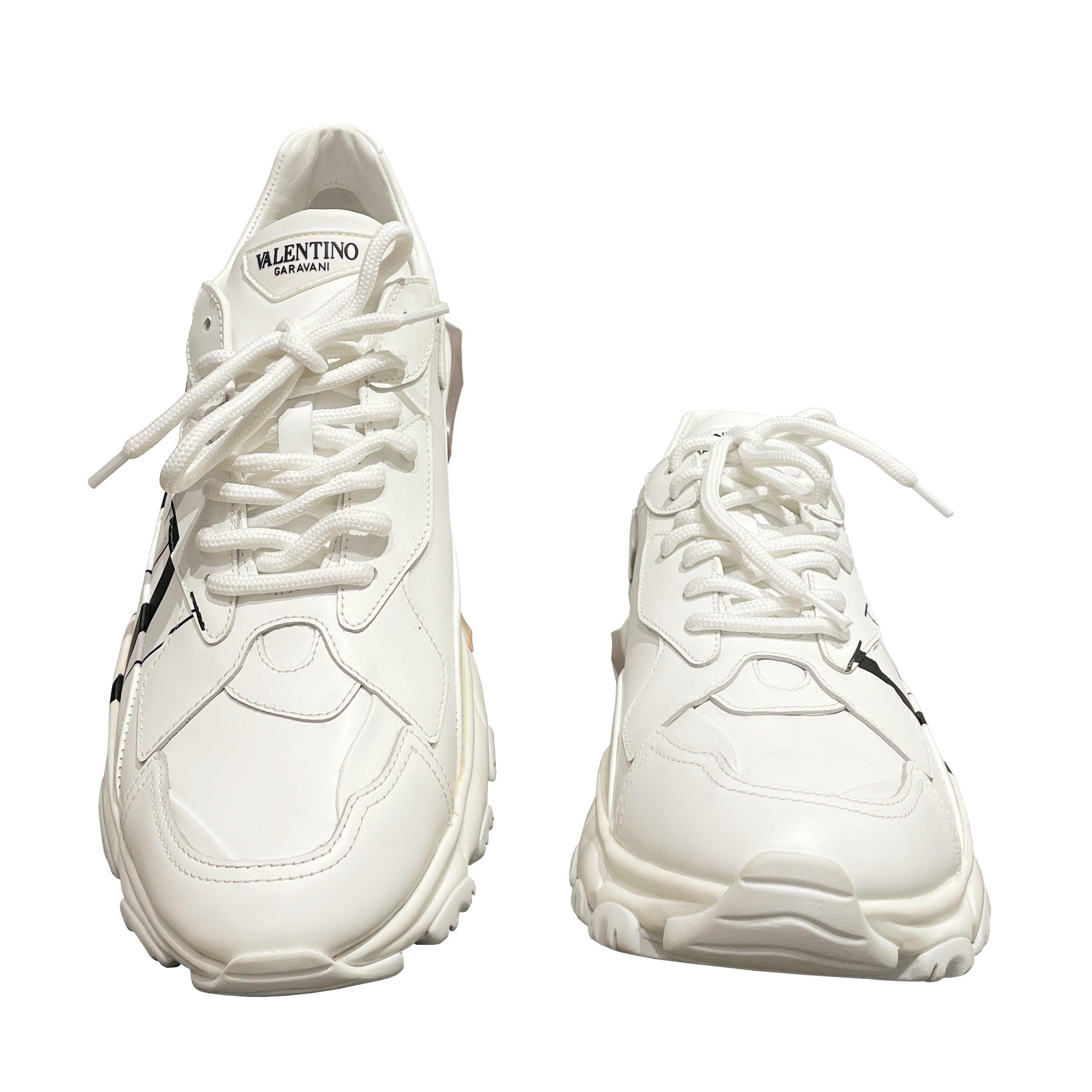 Valentino Garavani Men's VLTN Bounce Low-Top Leather Sneakers