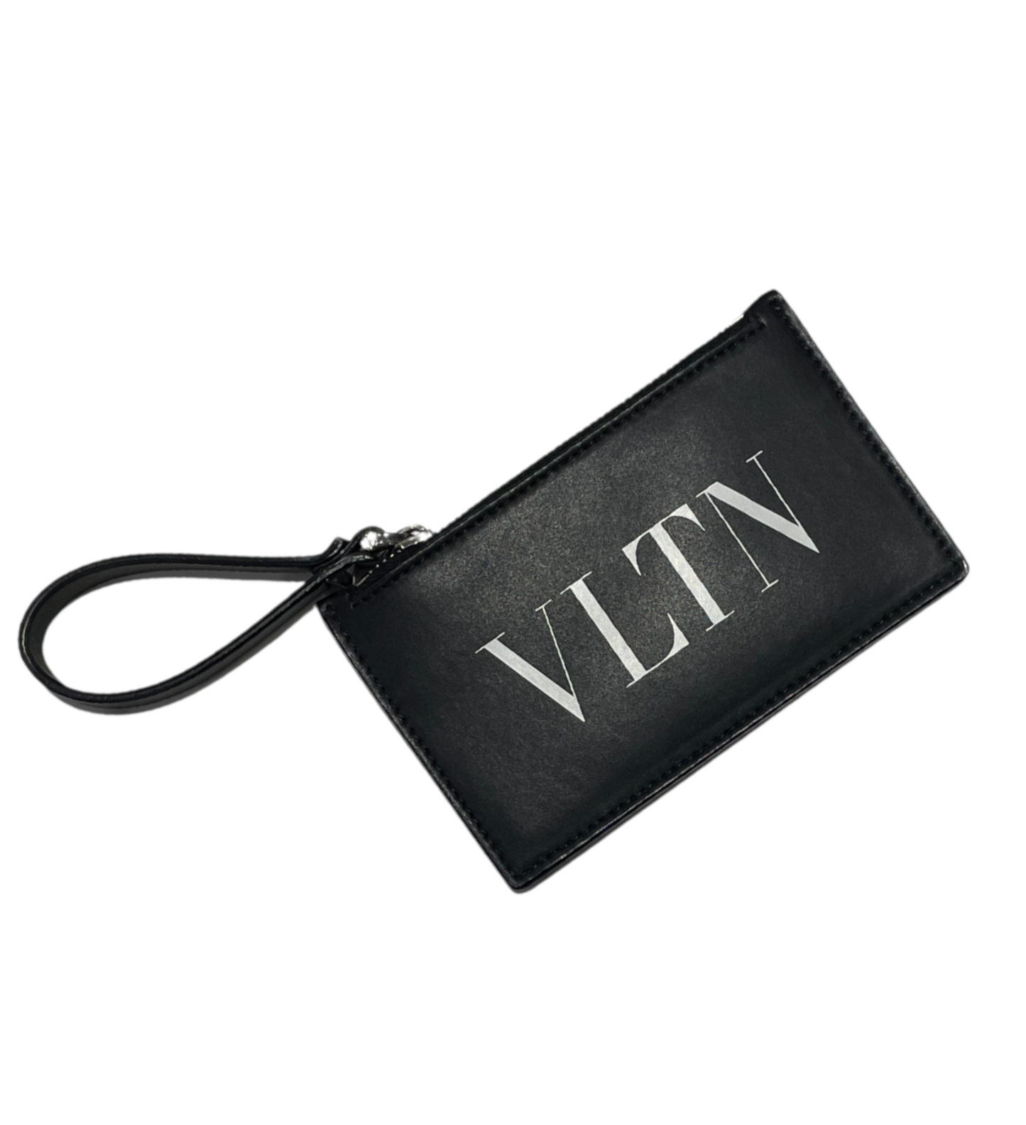 Valentino Garavani VLTN Signature Calfskin Leather Wallet and Card Holder