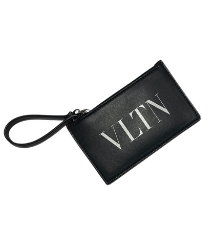 Valentino Garavani VLTN Signature Calfskin Leather Wallet and Card Holder
