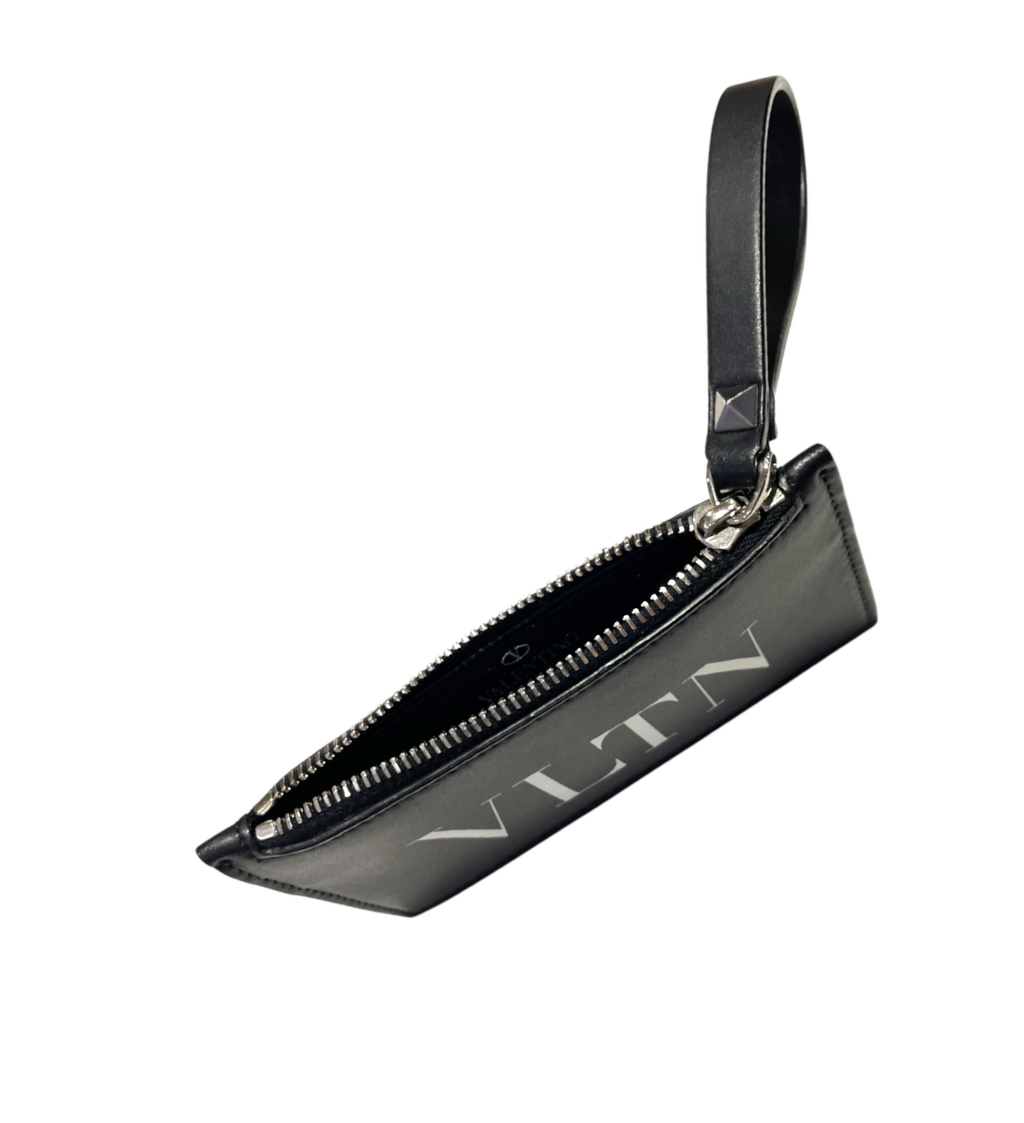 Valentino Garavani VLTN Signature Calfskin Leather Wallet and Card Holder