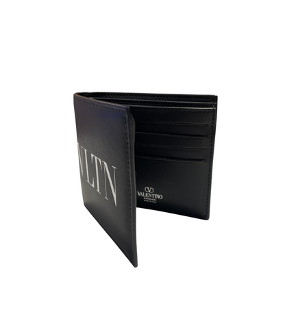 Valentino Garavani VLTN Signature Calfskin Leather Wallet and Card Holder