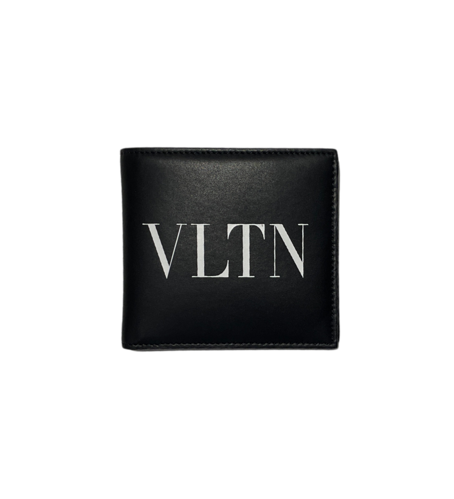Valentino Garavani VLTN Signature Calfskin Leather Wallet and Card Holder