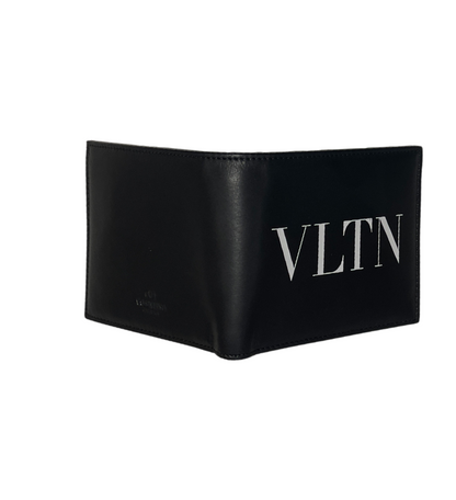 Valentino Garavani VLTN Signature Calfskin Leather Wallet and Card Holder
