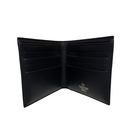 Valentino Garavani VLTN Signature Calfskin Leather Wallet and Card Holder