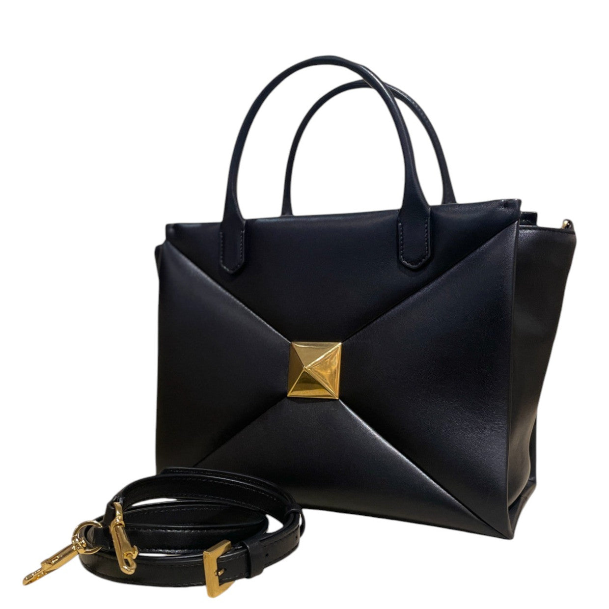 Valentino Garavani One Stud Top Handle Bag in Lambskin Nappa Leather