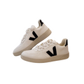 Veja V-10 Leather Sneakers- White & Black