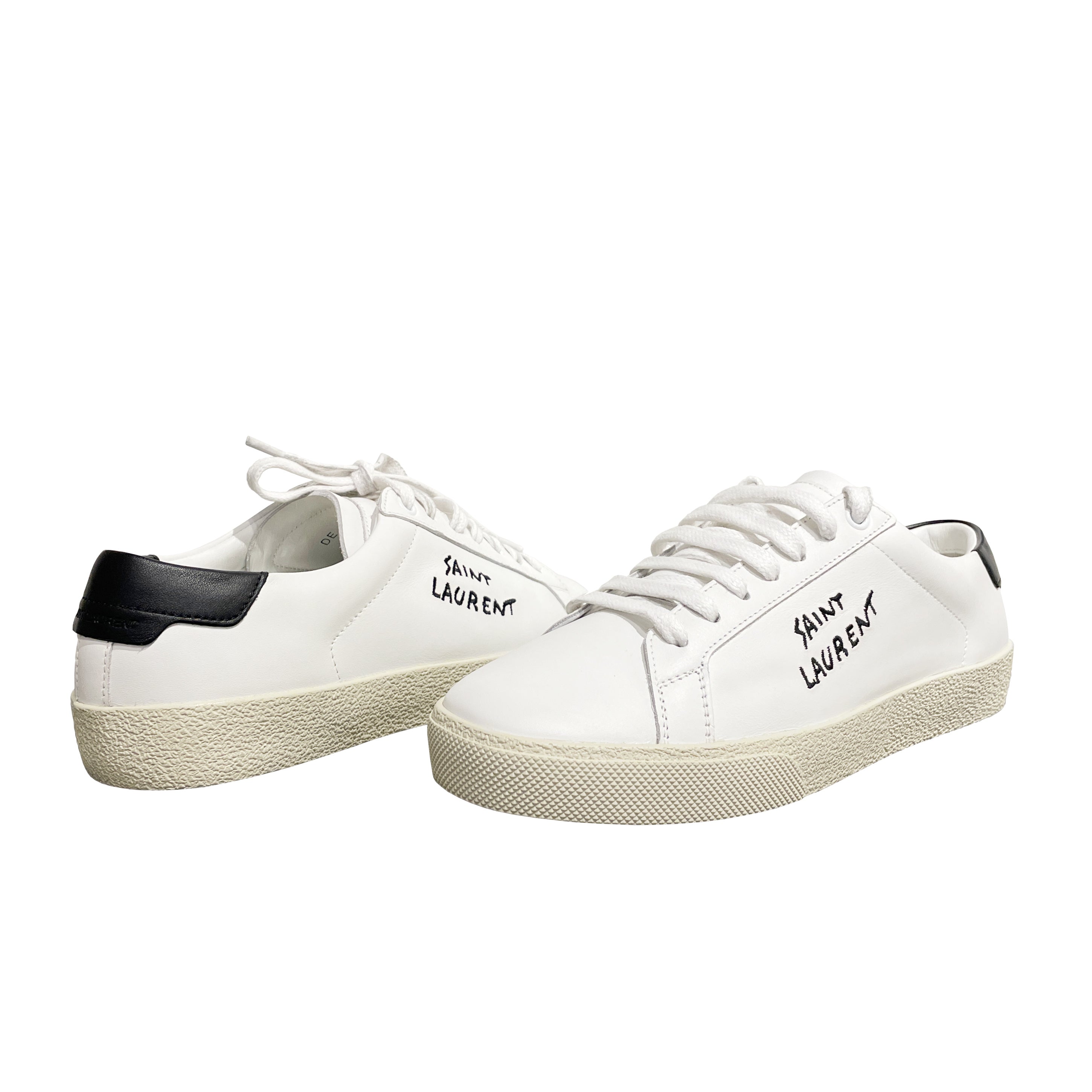 Saint Laurent Court Classic SL/06 Women's Leather Sneakers