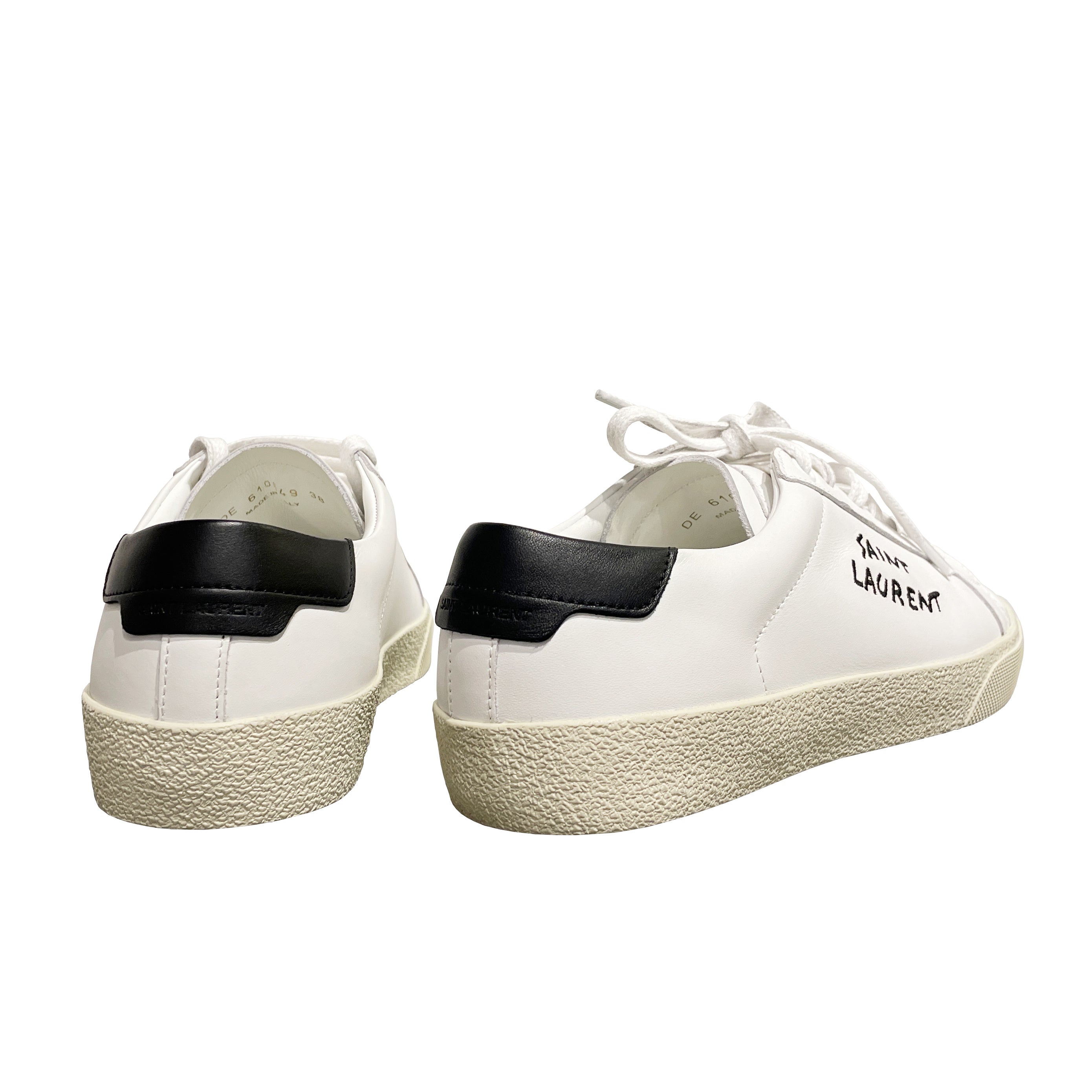 Saint Laurent Court Classic SL/06 Women's Leather Sneakers