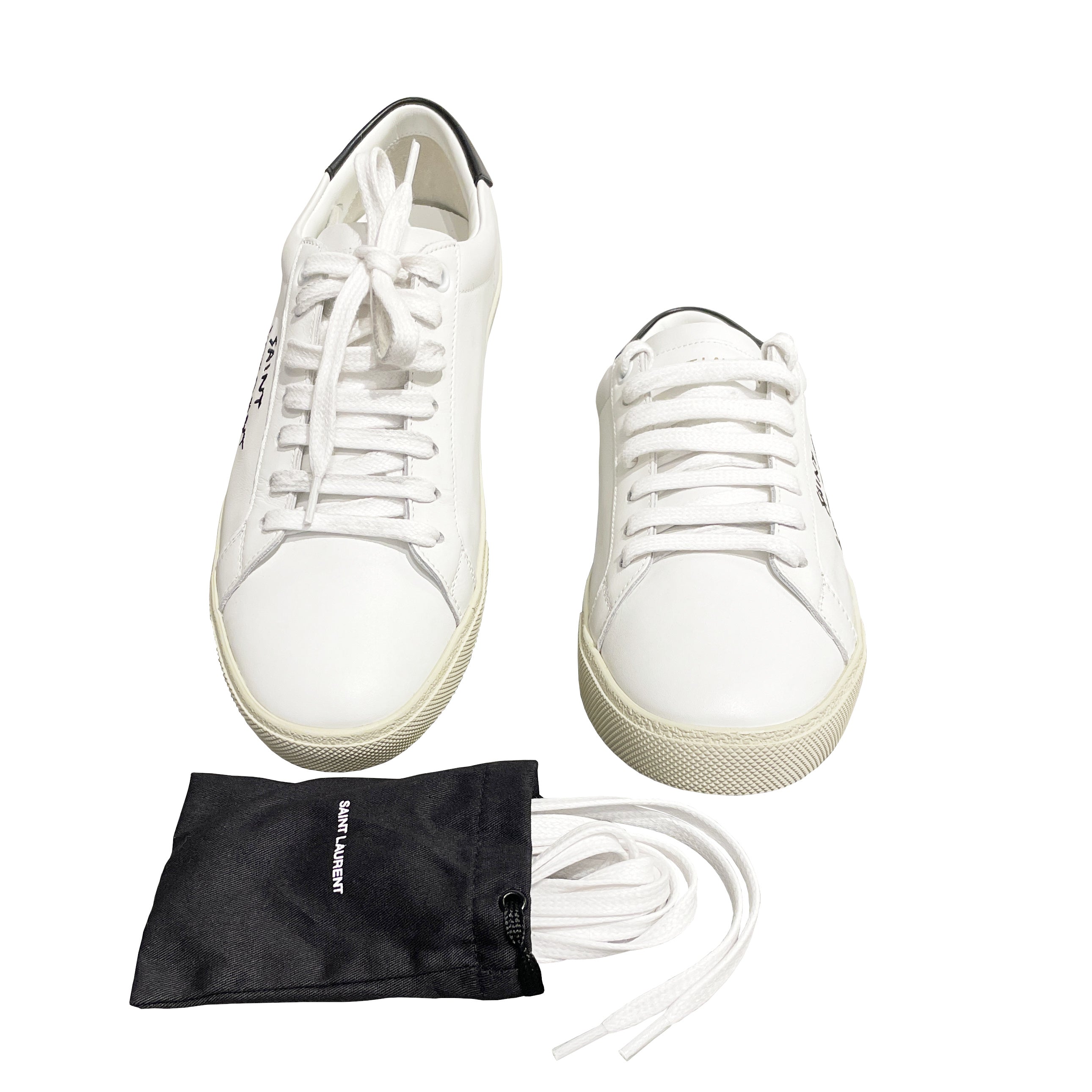 Saint Laurent Court Classic SL/06 Women's Leather Sneakers