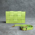 ARTISAN ITALIAN LEATHER BOTTEGA INSPIRED FLAP SHOULDER BAG