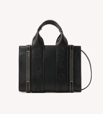 Mini Woody Tote Bag - black