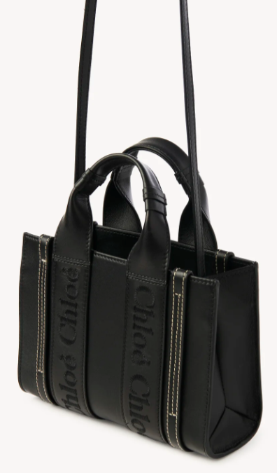 Mini Woody Tote Bag - black