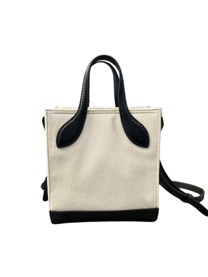 Bally Keep On Bar Tote Bag in Canvas with Grained Leather Trim