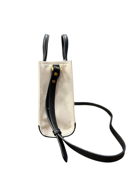 Bally Keep On Bar Tote Bag in Canvas with Grained Leather Trim