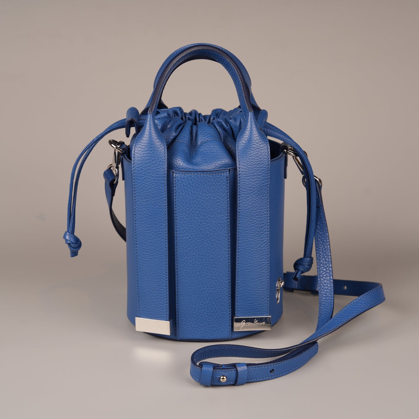 Gina Monroe Leather Bucket Bag